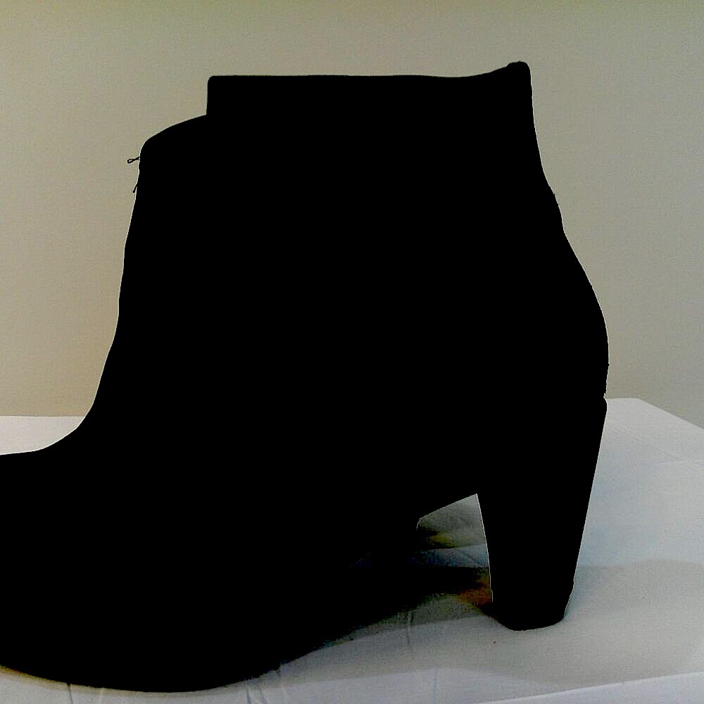 Ecco Black Suede Ankle Boots Size 35 EU/5 US Womens